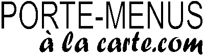 Porte-menus-à-la-carte.com